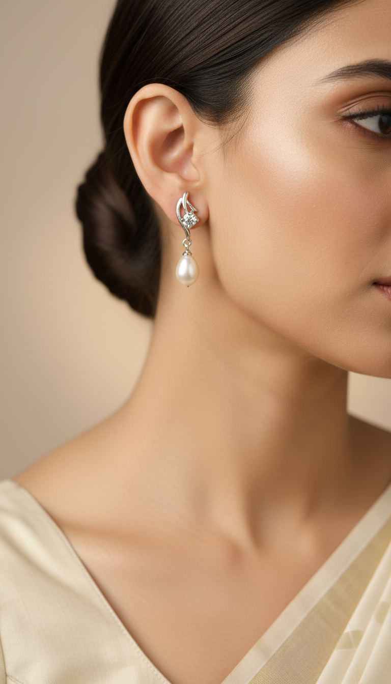 Fresh Water Pearl Earrings
